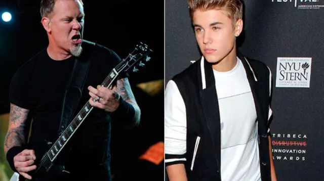 Justin Bieber profana tema Fade To Black de Metallica.