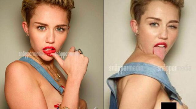 Miley Cyrus en Topless para revista You