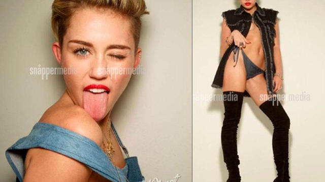 Miley Cyrus en Topless para revista You