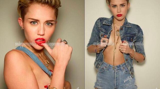 Miley Cyrus en Topless para revista You