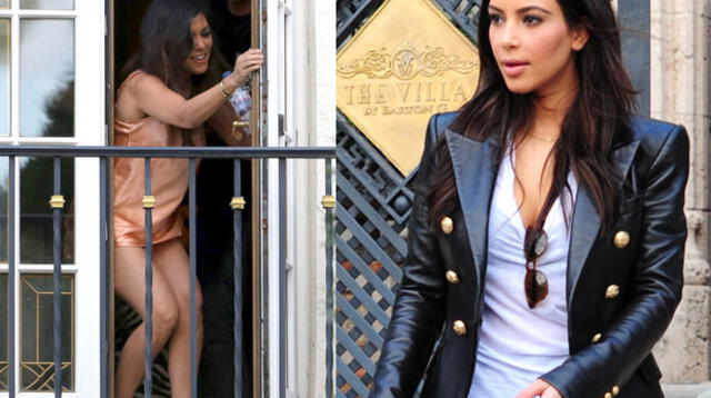 Kylie Jenner fue captada en ropa interior por un paparazzi