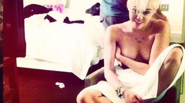 Miley Cyrus se destapa para Instagram