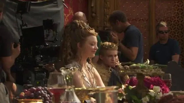Joffrey Baratheon (Jack Gleeson) y Margaery Tyrell (Natalie Dormer)