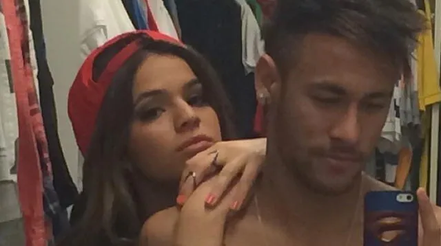 Neymar celebró junto a Bruna Marquezine tras golear a Croacia