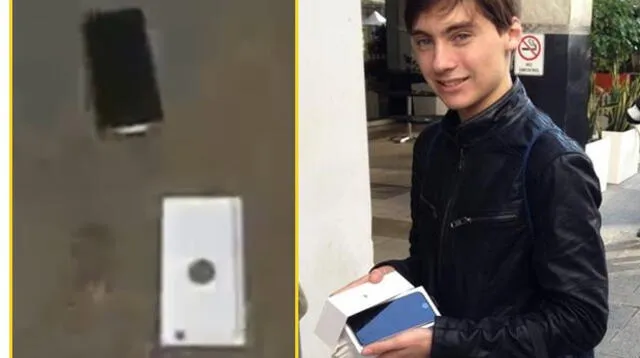 Este joven es el dueño del primer iPhone 6 puesto a la venta