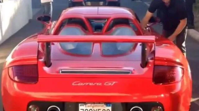 Paul Walker y Roger Rodas condujeron el Porsche para ir de un evento a otro