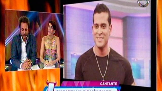 Christian Domínguez fue entrevistado en Amor, amor, amor. 