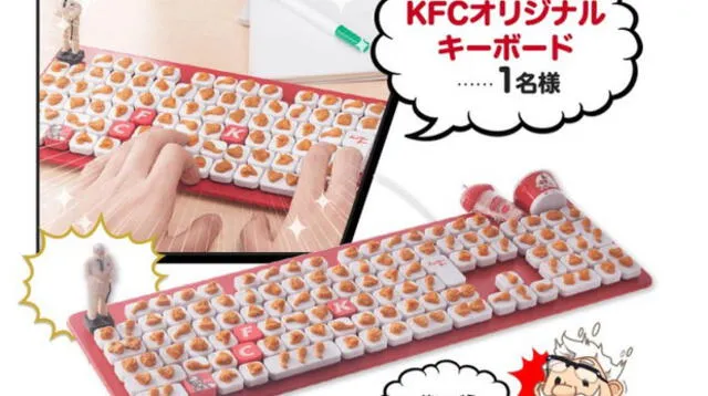 Cadena KFC en Japón regala objetos con forma de pollo