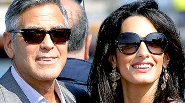 George Clooney y Amal Alamuddin se casaron en ceremonia simbólica