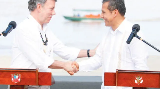 Humala y Santos firmaron acuerdos y prometieron trabajar en conjunto.