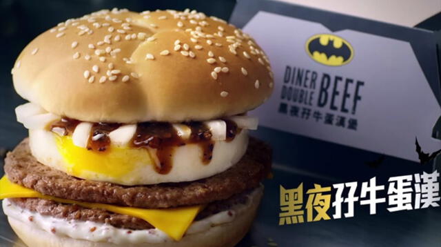 McDonald's homenajea a Batman con su propia hamburguesa