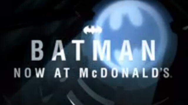 McDonald's homenajea a Batman con su propia hamburguesa