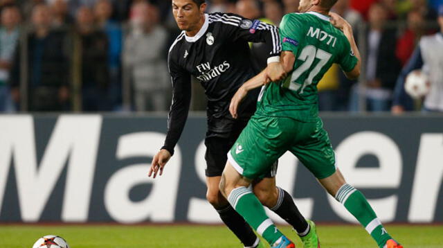  Cristiano Ronaldo, de penal, y Benzema dieron vuelta la ventaja del equipo búlgaro. 