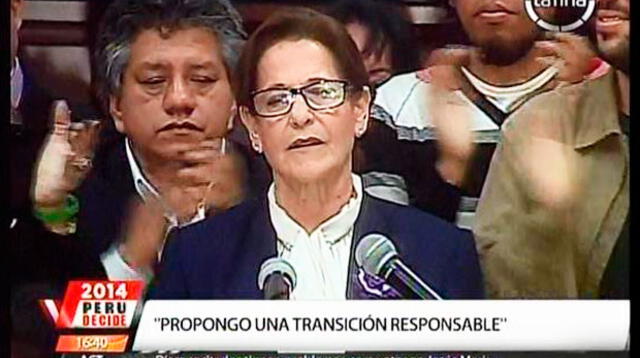 Villarán quedó tercera en las encuestas y quiere continuidad de reformas. 