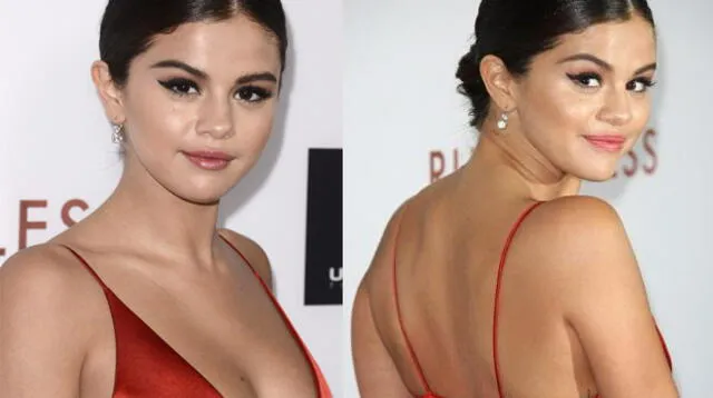 Selena Gomez lució extremadamente sexy con mini vestido rojo en premiere