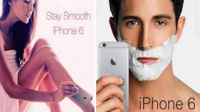 iPhone 6 tiene nueva función: usuarios se 'afeitan y depilan'