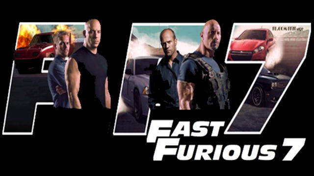 Estreno del tráiler de 'Fast and Furious 7' será el 1 de noviembre