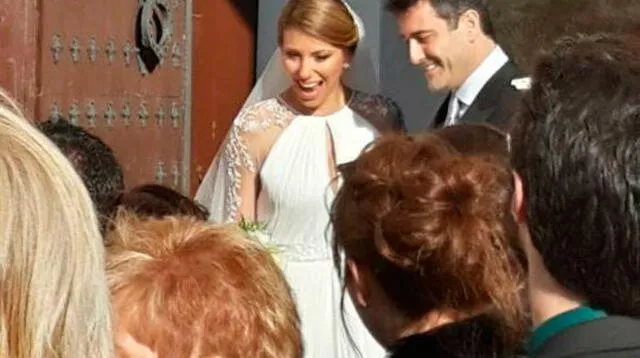 Delly Madrid publicó fotos de su boda religiosa en España.