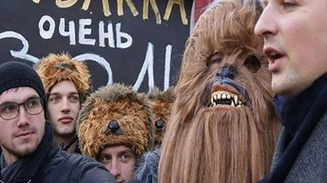 Darth Vader, Chewbacca y Yoda se lanzan como candidatos al Congreso de Ucrania