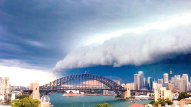 La más fuerte tormenta de este siglo.