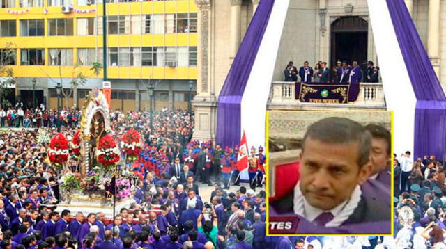 Presidente Humala entregó arreglos florales.