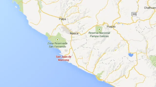 Epicentro del sismo de 4 grados Richter se ubicó en Marcona