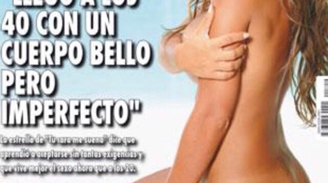 Florencia Peña posa desnuda en sesión de fotos para la revista Caras