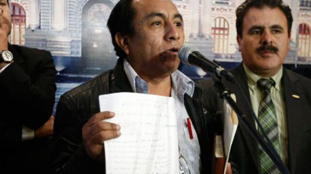 Retó al ex operador montesinista. 