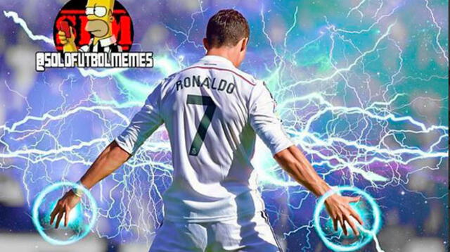 Ronaldo empató en partido. 