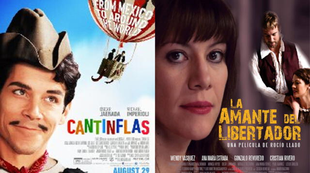 'Cantinflas' y 'La amante del Libertador' llegan hoy a la cartelera nacional