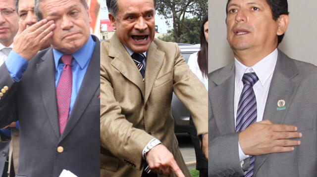 José Luis Noriega, Freddy Ames y Agustín Lozano.