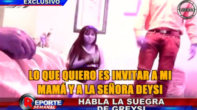 Habló la suegra de Greysi. 