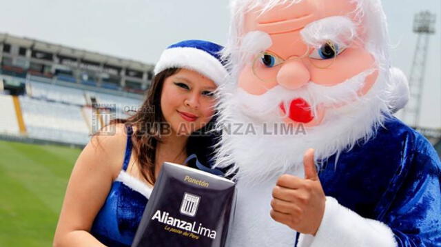 'Alianza Lima', el panetón blanquiazul por Navidad