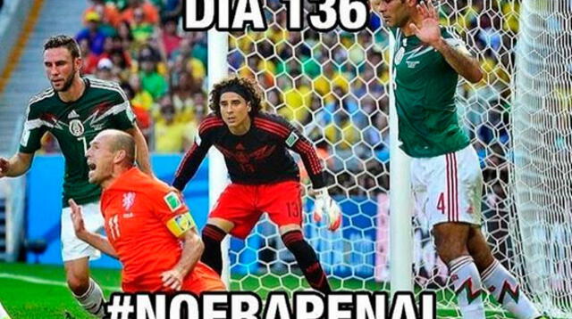 Memes de la revancha de México a Holanda. 