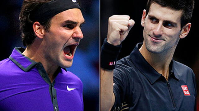 Roger Federer y Novak Djokovic se enfrentan en la final del Masters de Londres