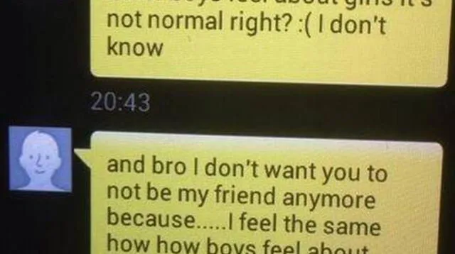Un niño recibió el apoyo de su mejor amigo tras revelarle que es gay