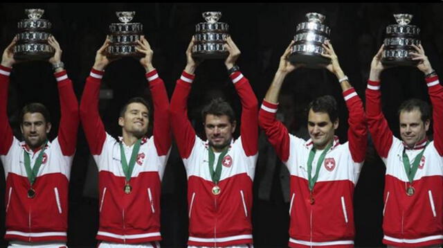 Roger Federer y Suiza hacen historia alñ alzarse campeones de la Copa Davis 2014