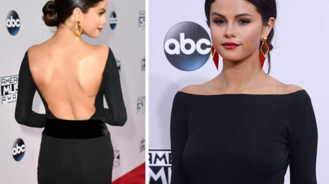 Selena Gómez seductora en negro en los American Music Awards 2014