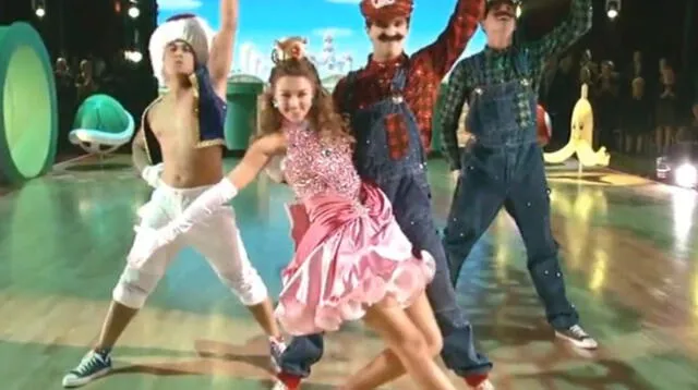 Esta coreografía de Super Mario Bros en 'Dancing With the Stars' causó furor.