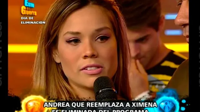 Andrea San Martín se fue de reality con Jimena Espinoza. 