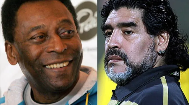 Hinchas de Pelé y Maradona se enfrentan en Twitter