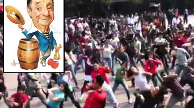 Recuerda el flashmob que hicieron en honor de 'Chespirito' en 2012.