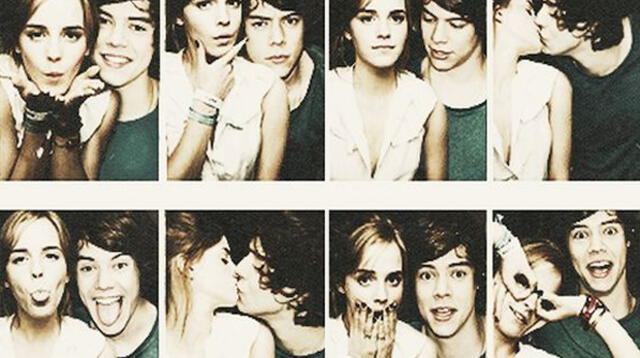 Fotomontaje elaborado por fans de Harry Styles y Emma Watson.