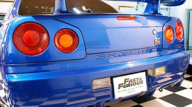 Ponen en subasta el Nissan Skyline GT-R que Paul Walker condujo en 'Rápidos y Furiosos 4'