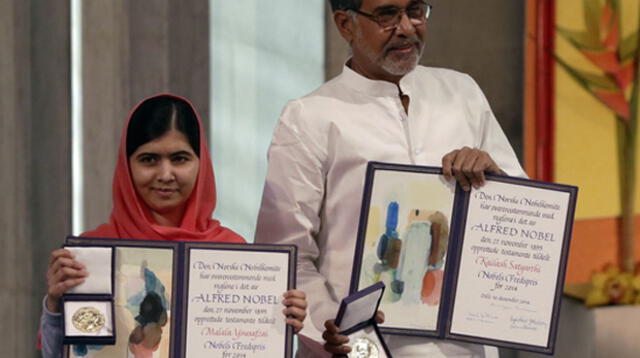 Kailash Satyarthi y Malala Yousafzai recibieron el Premio Nodel de la Paz