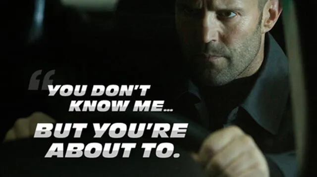 Jason Statham como Deckard Shaw en 'Furious 7'.