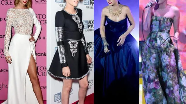 Estos son los looks con que las famosas recibirán el 2015.