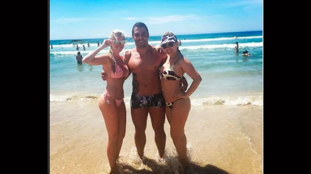  Bárbara Evans dejó a Paolo Guerrero y se divierte con galanes en bikini.