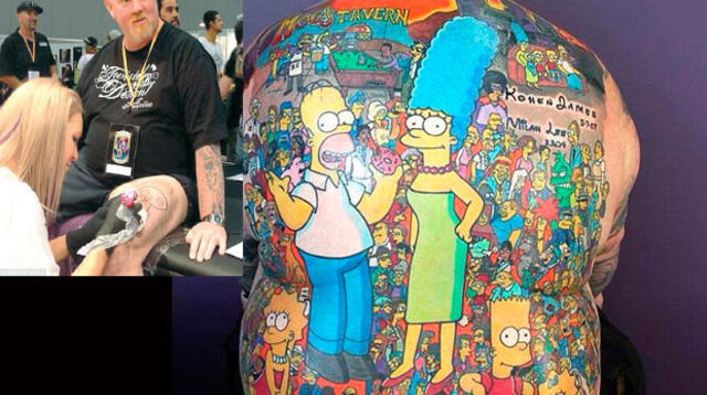 Quiere entrar al Guinness con los tatuajes sobre serie norteamericana.