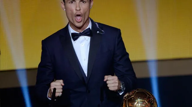 Cristiano Ronaldo cumplió los pronósticos y levantó su tercer Balón de Oro